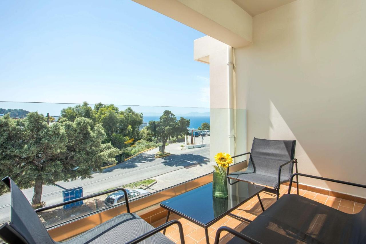 Eden Sunflower - Luxurious Apartment With Sea View Rhodes City Luaran gambar